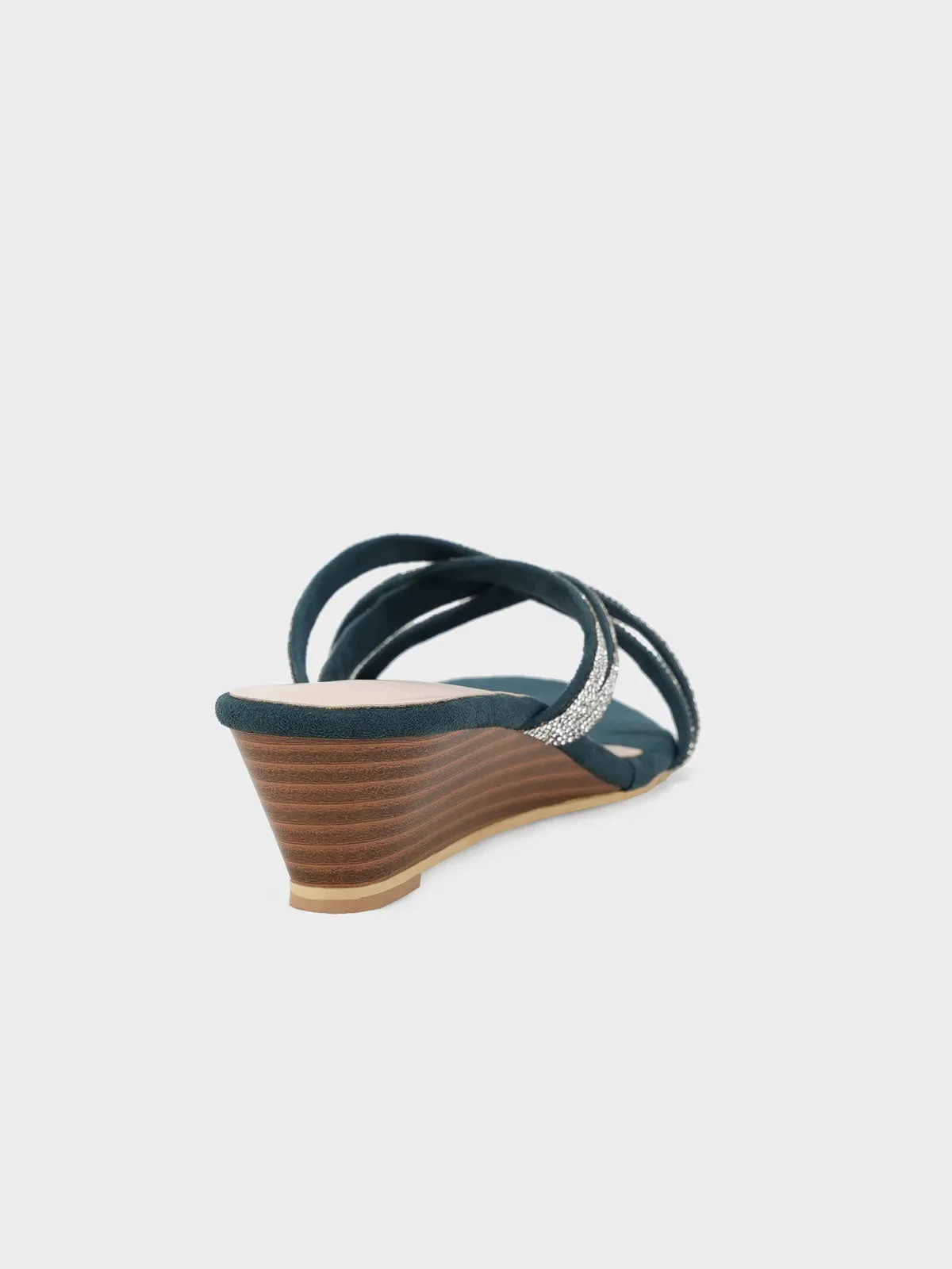 Womens "TOMEDUS" Cross Over Wedge Sandals
