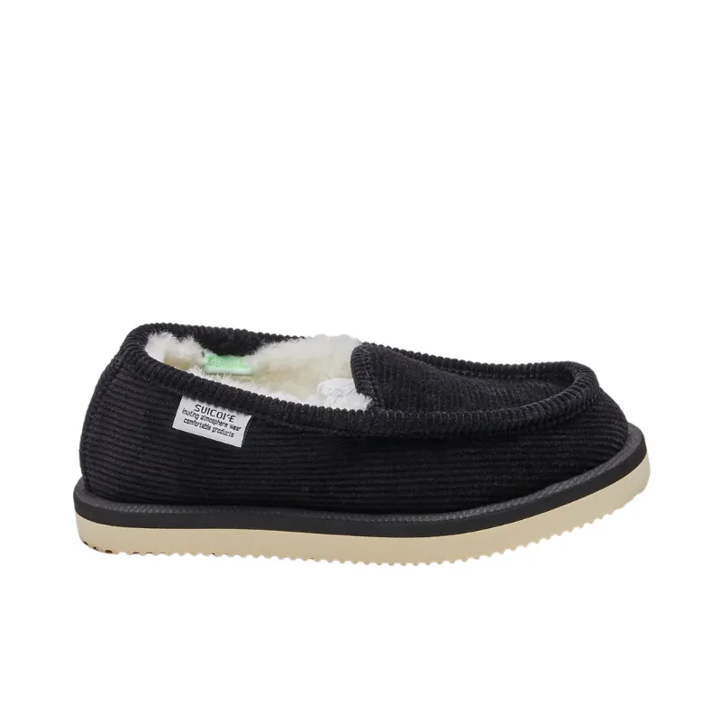 Womens | Suicoke ELS-ab Mouton Lined Mule Black