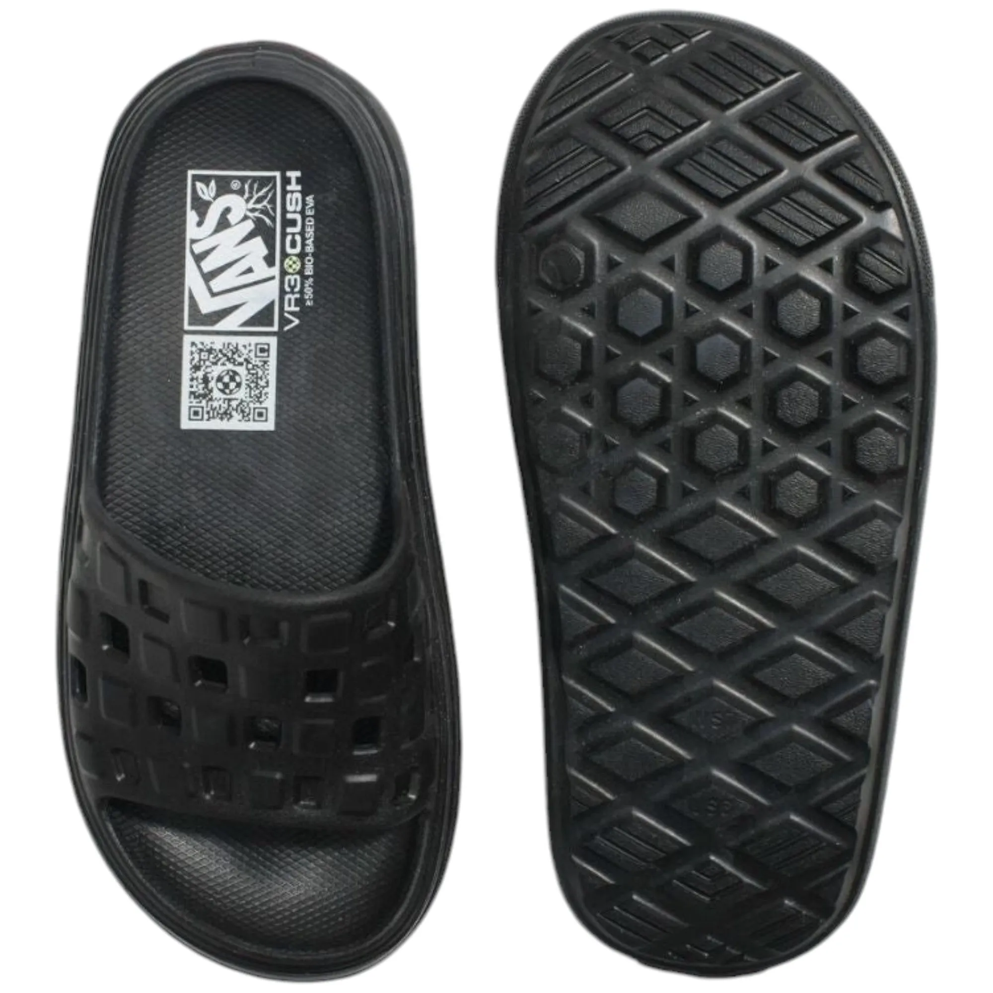 Womens Vans Slide-On VR3Cush Slides Black