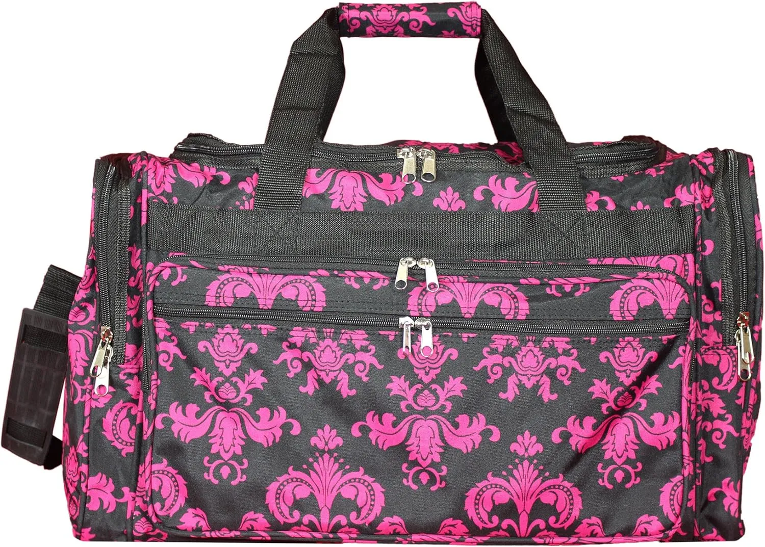 World Traveler Damask 22-inch Carry-on Duffle Bag with Adjustable Shoulder Strap