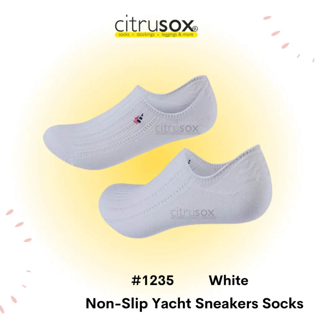 Yacht Sneaker Socks with Non-slip Heel
