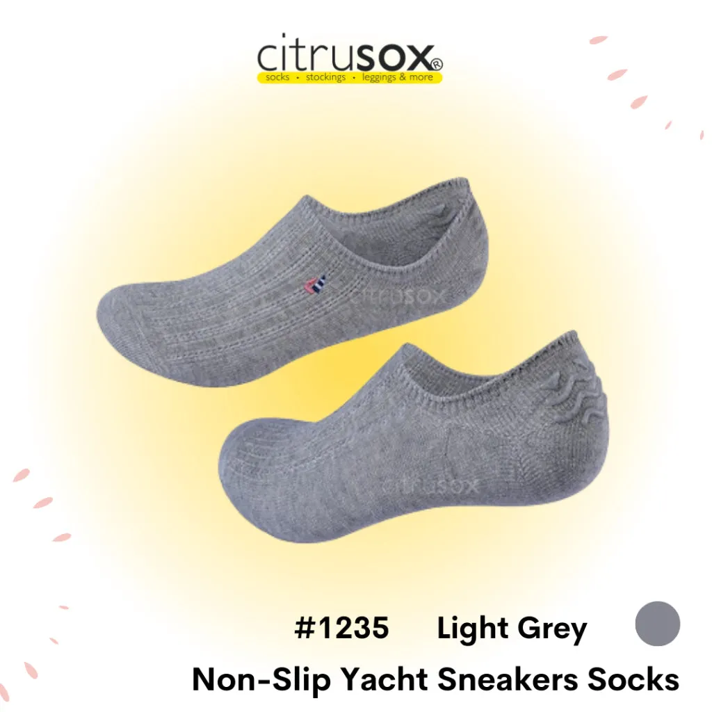 Yacht Sneaker Socks with Non-slip Heel